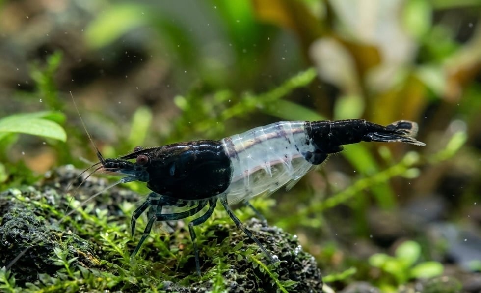 Black Rili Shrimp (Neocaridina davidi) (10 PACK) A+ GRADE
