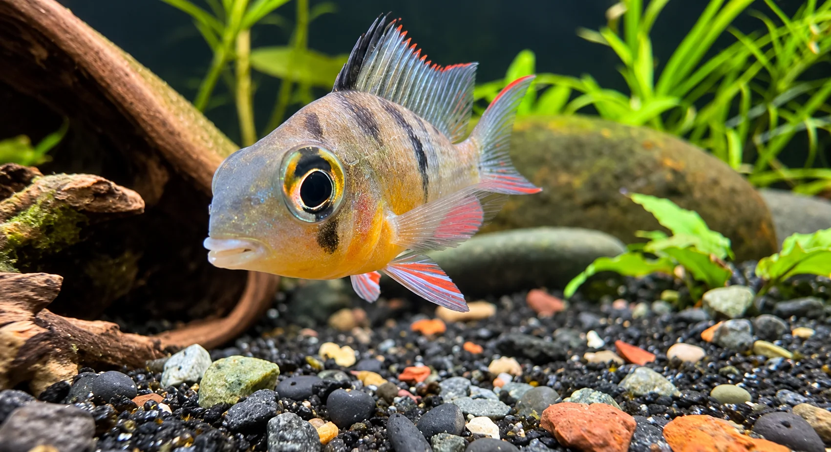 Bolivian Ram (Mikrogeophagus altispinosus)