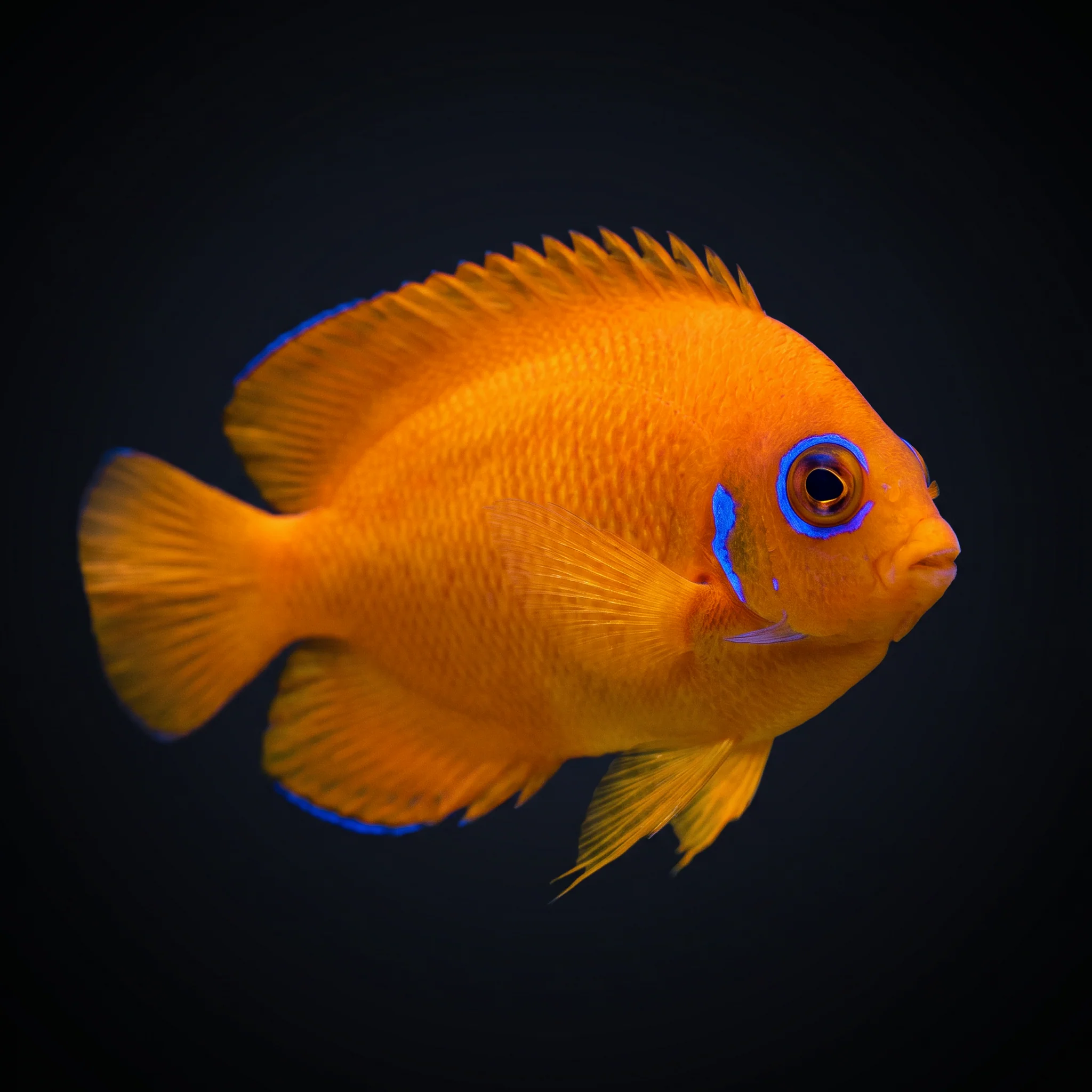 Orange Peel Angelfish